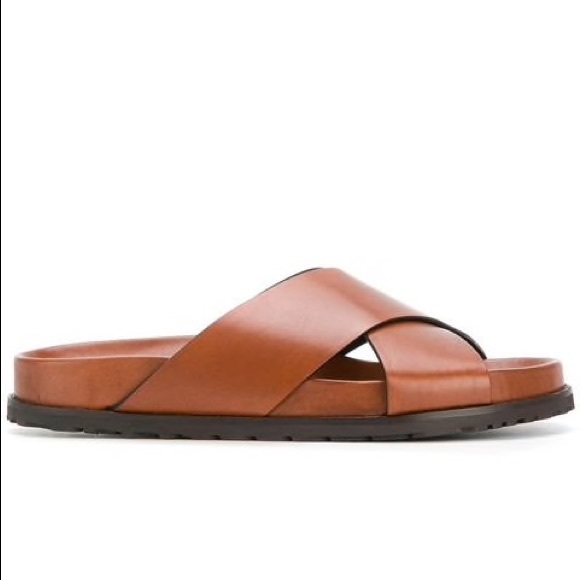 Saint Laurent Shoes - Saint Laurent Crisscross Jimmy Joan Flat Sandals